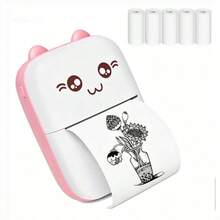 Mini Thermal Printer Paper, Label Paper, Thermal Printing Paper, Inkless Printing, Marking Stickers Suitable For Photos And Images - A - View 4