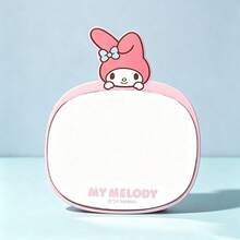 Miniso Sanrio IP Mini Metal Table Mirror, Cartoon Compact Dressing Mirror, Portable For Touch‑Up Makeup, Desktop Ornament For Dorm, Exquisite Metal Frame (1 PC) - Multicolor - View 4