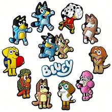 1 Set/12pcs Colorful Fun Pendants, Including Bingo And Friends Elements, Suitable For Room Decor, DIY Handmade Creative Personalized, Fan Exclusive Unique Gift, Perfect Party Favor - View 8