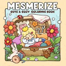 Whimsical Themed Coloring Book: Bold-Easy Patterns Coloring Book For Adults And Children, Cozy Tiny Wonderland & Charming Floral Tiny Character Coloring Pages, Holiday Present For School Supplies, Halloween, Christmas And Various Party Gatherings - Whimsical - View 9