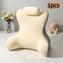 Bantal Sandaran Punggung Busa Memori, Cocok untuk Membaca di Tempat Tidur, Desain Ergonomis, Bantal Kursi Penopang Punggung Tinggi, Bantal Sandaran Punggung dan Pinggang dengan Sandaran Lengan, Bantal Kursi Sandaran Punggung Tempat Tidur, Kursi Santai, Cocok untuk Bermain Game, Membaca, Bermain Ponsel, Bekerja dan Bersantai, Hadiah Halloween, Natal - A - View 13