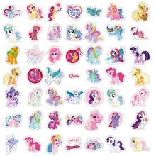 50PCS Stickers Cute Pinkie Pie Rainbow Dash Decals DIY Laptop Water Bottle Luggage DIY Scrapbook Gift Favor - View 3