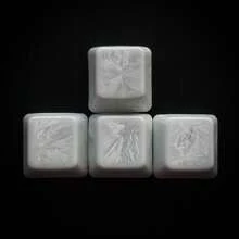أغطية مفاتيح WASD من السيراميك الأبيض البلوري؛ متوافقة مع مفاتيح Cherry/Gateron MX؛ مناسبة للاستخدام الشخصي أو كهدية؛ تدعم التبديل السريع؛ مظهر أنيق وفريد؛ مثالية لتخصيص لوحة المفاتيح DIY والتخصيص الشخصي. - مشاهدة 10