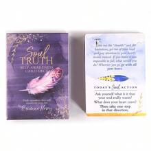 Kartu Tarot Kebenaran Jiwa dan Kesadaran Diri untuk Permainan Ramalan, Alat Ramalan untuk Semua Tingkat Keahlian, Pesta dan Pertemuan - Purple - View 1