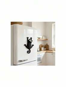 Cute Black Cat Fridge Magnet Home Decor - Black Cat Edition - View 12