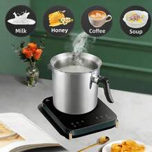 1.5L Stainless Steel Milk Pot With Whistle, Whistling Alert Design Upon Boiling, Heat‑Resistant Comfortable Handle, Flat Bottom Compatible With Gas Stoves And Induction Cooktops, Suitable For Heating Milk, Coffee, Soup And Other Ingredients - View 5