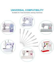 2boxes/Set Stainless Steel Sewing Machine Needle, Classic Jump Resistant Needle For Household Sewing Machine - Multi-color - View 5