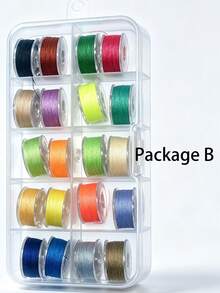 1 Set Multifunctional Sewing Kit Color Sewing Thread Spools Kit With Storage Box, Hand Sewing Needles Set For Clothes Repair, Embroidery, Cross‑Stitch, DIY Handcraft, Home Travel Emergency Sewing Supplies For Holiday Handmade Gift Making - Multiple Styles - View 2
