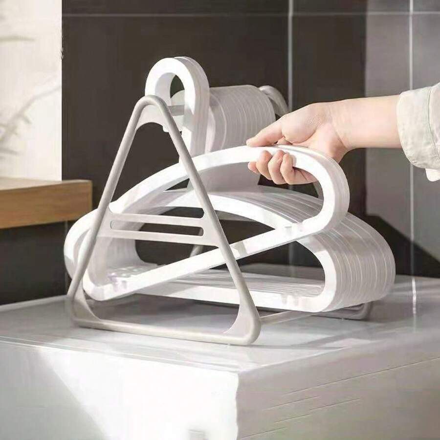 1/2 piezas Organizador de almacenamiento de ropa para balcón, organizador de perchas de gran capacidad multifunción sin taladro, estante de almacenamiento para encimera