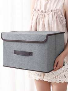 Stackable Clothes Storage Bins With Handle Foldable Storage Box For Men And Women Large Capacity Storage Bags Closet Organizers Home Room Decor Storage Organizer Car Travel Dorm Bathroom Apartment Back To School Essentials Accessories - Multicolor - View 8