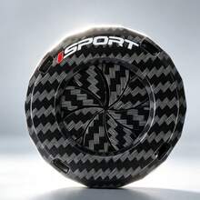 Sporty Carbon Fiber Texture Car Ignition Button Decorative Cover, Anti-Scratch Interior Accessory - Sporty Style - View 13