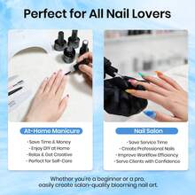 Beetles 15ML Clear Blooming Gel Nail Polish, UV LED Spreading Gel For Aura Nails, Marble Natural Stone Watercolor & Floral Nail Art, Soak Off DIY Manicure - 15ML Clear Blooming Gel Nail Polish - View 8
