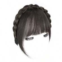 Wig Bando Poni Lurus Gaya Prancis, Desain Tipis Terintegrasi dengan Jambang, Cocok untuk Pemakaian Sehari-hari, Menambah Volume, Poni Rambut Sintetis yang Modis dan Lucu - MultiWarna - View 8