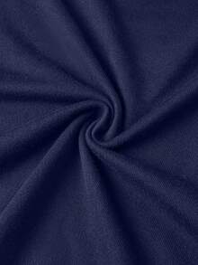 GRDR Men's Casual Long Sleeve Half-Zip Sweater, Versatile Everyday Wear Knitwear - Navy Blue - View 7
