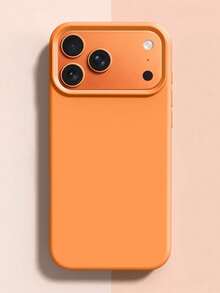KOOLIFE 磁吸極簡液態矽膠防震全包覆手機殼，磁吸無線充電 Apple 手機殼，適用 18 Pro/18 Pro Max/17 Pro Max/16 Pro Max/15 Pro Max/14 Pro Max/13 Pro Max/17 Pro/16 Pro/15 Pro/14 Pro/13 Pro/17/16/15/14/13/12 Pro Max/12 Pro/12/11 機型，適合春季週年禮物，送給父母、祖父母、朋友和家人的禮物，適合男女日常配戴 - 橘色 - 查看 3