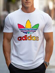 Men's Pure Cotton Short-Sleeve T-Shirt Casual Summer Basic Comfortable Regular Fit Breathable Everyday Wear Round Neck Tee - 白色 - 查看 9