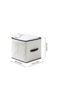 Storage Box, Two Sizes Available, Rigid‑Sided To Prevent Sagging, For Storing Clothes And Sundries, Fits Wardrobes, Foldable For Easy Storage - Random Color - View 9