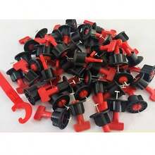 50pcs/Pack Ceramic Tile Leveling System, T-Shaped Tile Leveling Clips For Floor And Wall Tile Installation, Reusable Tile Spacers For Construction And Renovation, Prevents Hollow And Thermal Expansion, Ensures Flat And Secure Tile Laying, Building Decoration Material - A - View 9