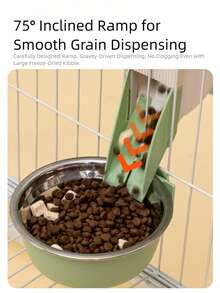 Hanging Automatic Pet Feeder And Water Dispenser For Cats, Small Dogs, Rabbits, Cage-Mounted Feeding Bowl - 500ml - View 5
