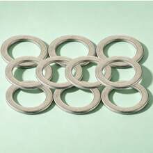 10‑Piece Oil Drain Plug Sealing Gaskets, 94109‑14000 Replacement Crush Washers Compatible With Honda Vehicles - A - View 7