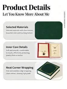 1pc Creative Book-Shaped Jewelry Box, Luxury Magnetic Flip Cover Mini Ring Box, Cute Compact Jewelry Gift Box, Portable Vintage Book Jewelry Storage Box, Suitable For Valentine's Day, Wedding Anniversary, Engagement, Vanity Decor - Multicolor - View 9