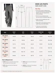 Pantalones largos drapeados con diseño asimétrico estilo callejero para otoño - Gris - Ver 7