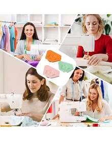 Macaron Color Magnetic Sewing Machine Guide, Universal Plastic Magnetic Edge Guide, Precise Stitching Positioning Tool, DIY Sewing Accessory, Professional Tailoring Straight Stitching Aid, Durable And Portable, Available In Pink, Yellow Or Green, No Battery Required - A - View 3