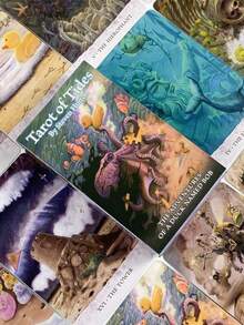 1 Kotak Tarot Pasang Surut: Petualangan Bebek Kuning Kecil Bob, 78 Kartu Ramalan, Kisah Fantasi, Set Permainan Pesta Petualangan - MultiWarna - View 5