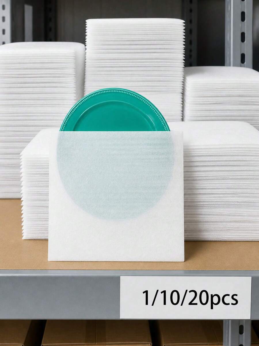 1/10/20pcs Foam Packing Bags With Protective Pads, Plastic Material, For Cushioning Packaging, Suitable For Moving, Shipping And Storing Tableware, Furniture, Glassware, Cups, Shipping Cushioning - Multicolor - View 1