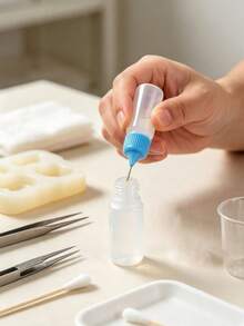 1/3pcs 30ml Empty Glue Bottles With Precision Needle Tip Applicator, Refillable Liquid Dispensing Dropper, Easy Squeeze, Suitable For Paper Craft DIY Handmade School - Multicolor - View 8