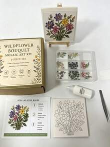 DIY Mosaic Art Kit For Adults Beginners,Complete Handmade Mosaic Craft Supplies With Easel,Creative Home Decor Art Project,Perfect Gift For Art Lovers - Multicolor - View 8