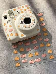 1 Set Pumpkin Theme Decorative Stickers, 7*8cm Size, Multiple Independent Detachable Stickers, Easy Peel Adhesive Backing, Secure Adhesion, Freely Arrange And Combine, Suitable For Digital Shells, Water Bottles, Storage Containers, Desktop Items And Other Smooth Hard Surfaces, Used For Object Appearance Decoration And Modification - Decorative Stickers - View 1