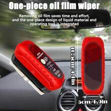 2PCS Automotive Oil Film Cleaning Brush, Glass Coating for Windshield, Glass Cleaning Board, para Limpiar Manchas de Cristal, Apto para Lunas de Coche, Espejos, Improves Clarity and Visibility - 2 - Ver 8