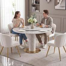 WAHSON OFFICE CHAIRS 2PCS Velvet Kitchen Chair Side Dining Chairs Armless Tub Chair With Metal Legs - Beige - View 6