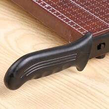 1Pc A4 Paper Guillotine Trimmer, Professional Cutting Tool For Paper Photos Aluminum Copper PVC, Office School Home Paper Cutter Machine - Brown Wood - View 5
