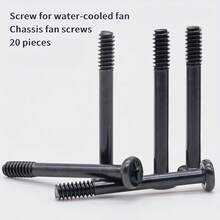 OUYUANSU 20pcs Computer Case Fan Screw Kit, Computer Fan Screws, Case Radiator Screws, Computer Case Fan Components - View 1