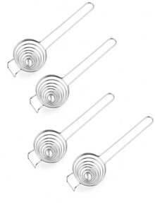 2pcs/4pcs Stainless Steel Egg Yolk Separator, Easily Separate Egg White And Yolk, Kitchen Gadget With Egg Separation And Filtration Function - Silver - View 8