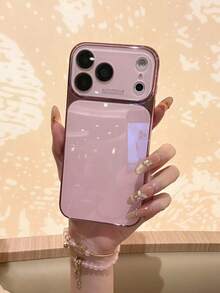 Luxury Solid Color Glossy Phone Case, Built-In Lens Protection, Minimalist Cute Elegant, Compatible With IPhone 17 Pro Max 16 15 14 13 12 11 Pro Max, Lens Protection, Compatible With IPhone 17 Pro Max 16 Pro Max 17 Pro 15 Pro Max 14 Pro Max 13 Pro Max, New Compatible With IPhone 18 Pro Max, 18 Pro Phone Protective Case - Multicolor - View 5