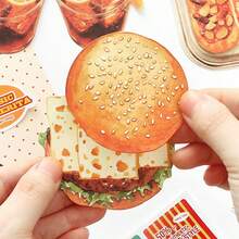 DIY Material Pack Fresh Market Series 5 Gourmet Theme Handmade Fun Planner Decoration Sticky Notes - A - View 6