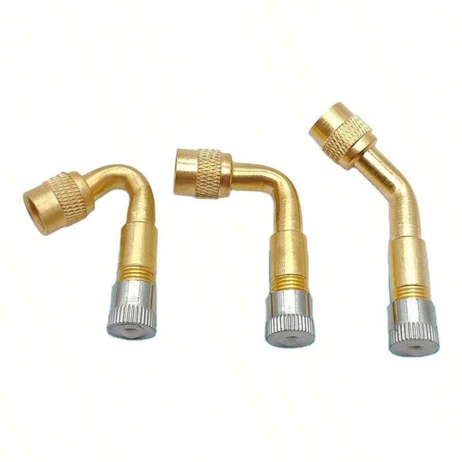 2pcs Balance Valves, Inflatable Extension Tube, Unicycle Air Valve, Extension Rod, Curved Extension Nozzle - Multicolor - View 1
