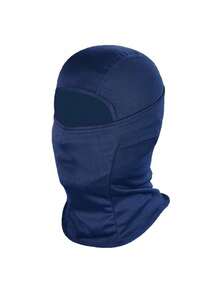 1pc Unisex Solid Color Printed Balaclava Hat Set, Single Hole Head Cover Full Face Mask For Cycling, Suitable For Daily Wear And Outdoor Activities - Multicolor - View 13