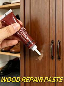 Brown Wooden Scratch Repair Paste - Instant Coverage, Suitable For Furniture, Floors, Doors And Cabinets | Quickly Repairs Scratches, Wear Marks And Restores Original Color, Suitable For Tables, Chairs, Cabinets And Other Wooden Surface Repairs - Solid State - View 4