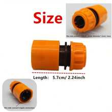 5pcs Garden Hose Connector Accessories, 1/2 Inch Water Gun Flow Connector, Universal Hose Adapter With Water Flow Control, Quick Connect Connector, Suitable For Outdoor Garden Watering, Car Washing, Patio Cleaning, Hose Connection Accessories - A - View 3