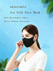 5/10PCS Adjustable Dustproof Anti-UV 3D Adult Ice Silk Sunscreen Mask - Multicolor - View 6