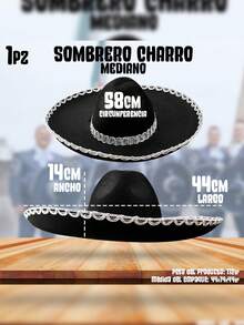 Costume Hats - Silver - View 3
