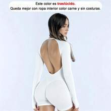 Women Unitards - White - View 1