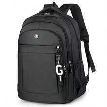 Durable Wear-Resistant Oxford Backpack, Large Capacity Men's Travel Casual Backpack, European High School Female College Student School Bag, Backpack - Multicolor - View 17
