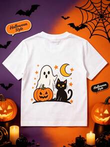 1 buah Pakaian Hewan Peliharaan untuk Kucing dan Anjing, Atasan Halloween Lucu, Bernapas dan Hangat, Anti Rontok, Cocok untuk Dipakai di Dalam dan Luar Ruangan - MultiWarna - View 4