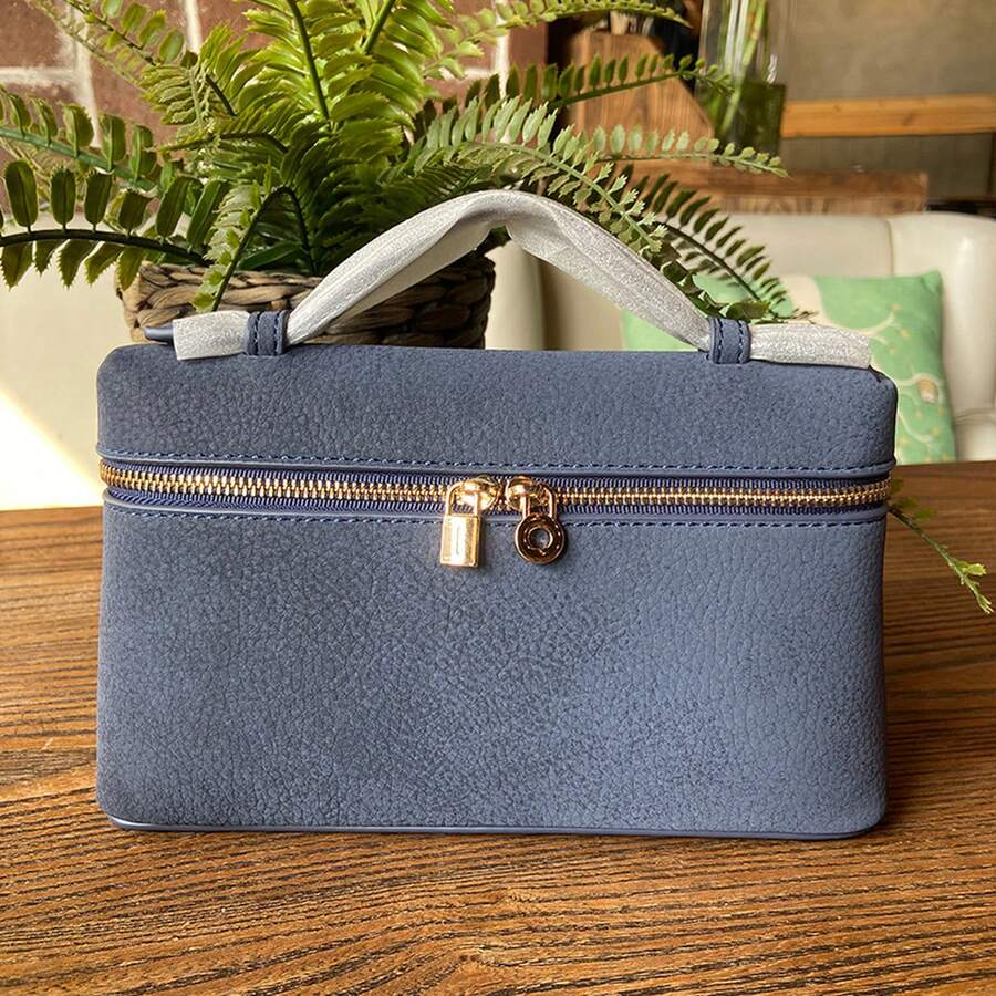 Women Shoulder Bags - 絲絨藍L27[金扣] - 查看 1