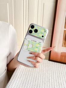 LissKas 1pc Cute Fashion Lemon Fruit Pattern Tempered Glass Lens Protector 9H Hardness Full Coverage Explosion-Proof Scratch-Resistant Matte Anti-Fingerprint Bubble-Free Camera Lens Protector Film Compatible With IPhone 18/17 Pro Max And Large Hole Phone Cases - Clear - View 8
